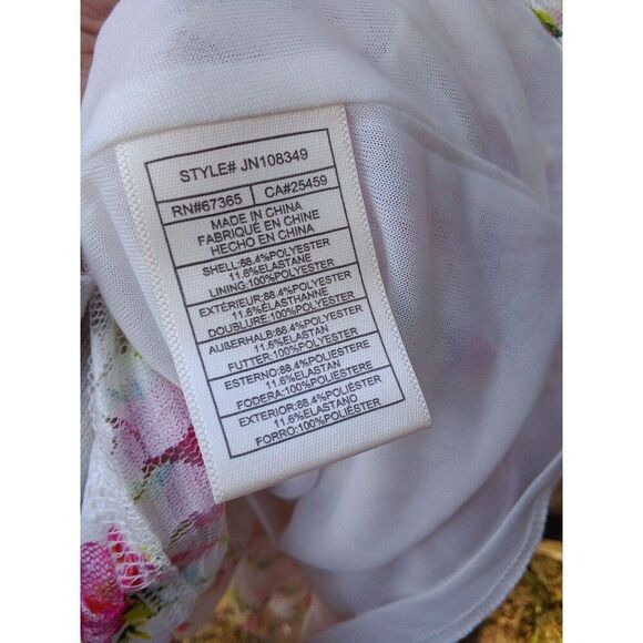 Betsey Johnson Pink and White Ruffled Mini Dress - Picture 8 of 9